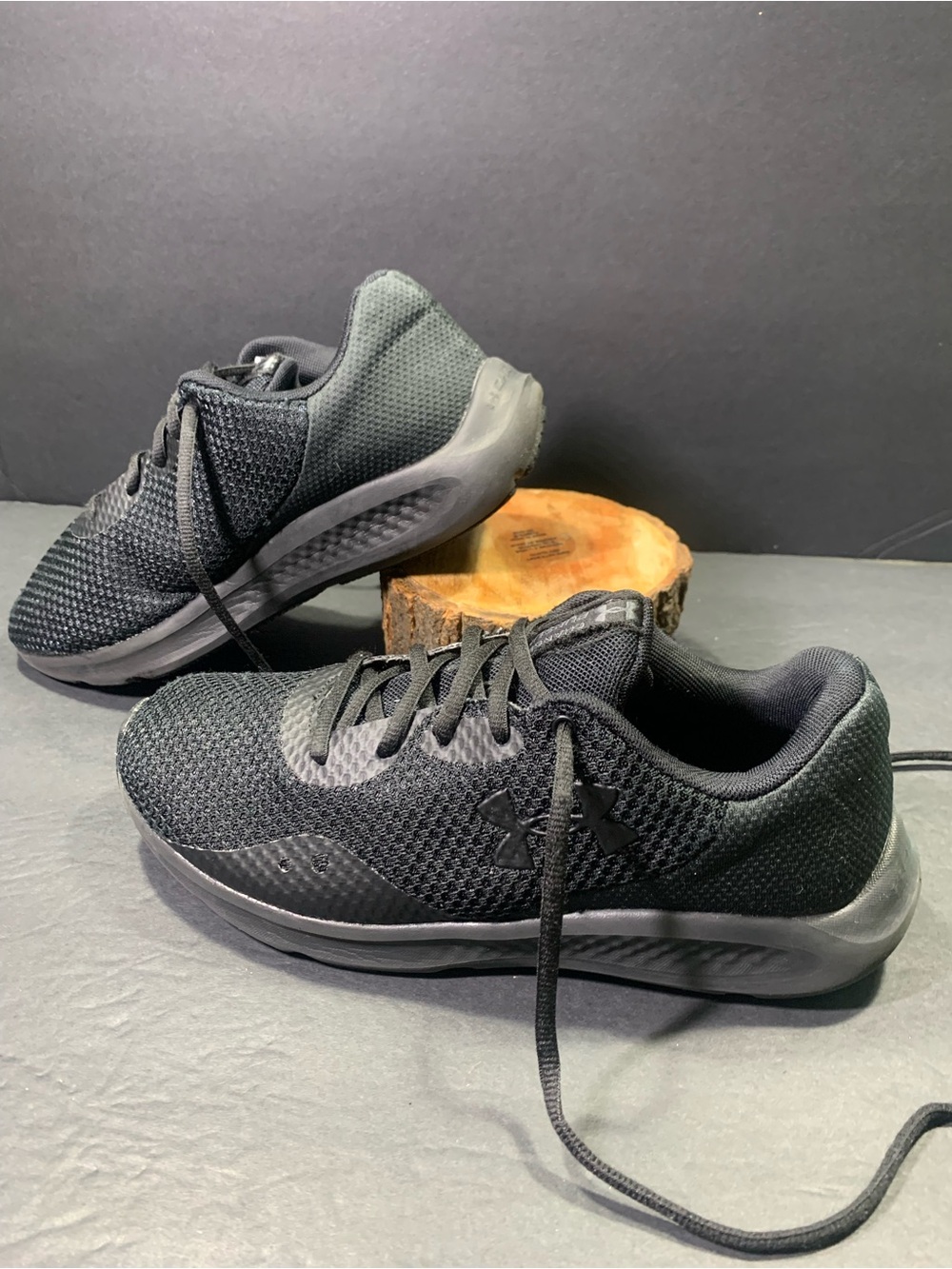 Under Armor Charged Pursuit 3 Black Sneakers ( 4E -Wide ) Men’s 7.5 or Women 9